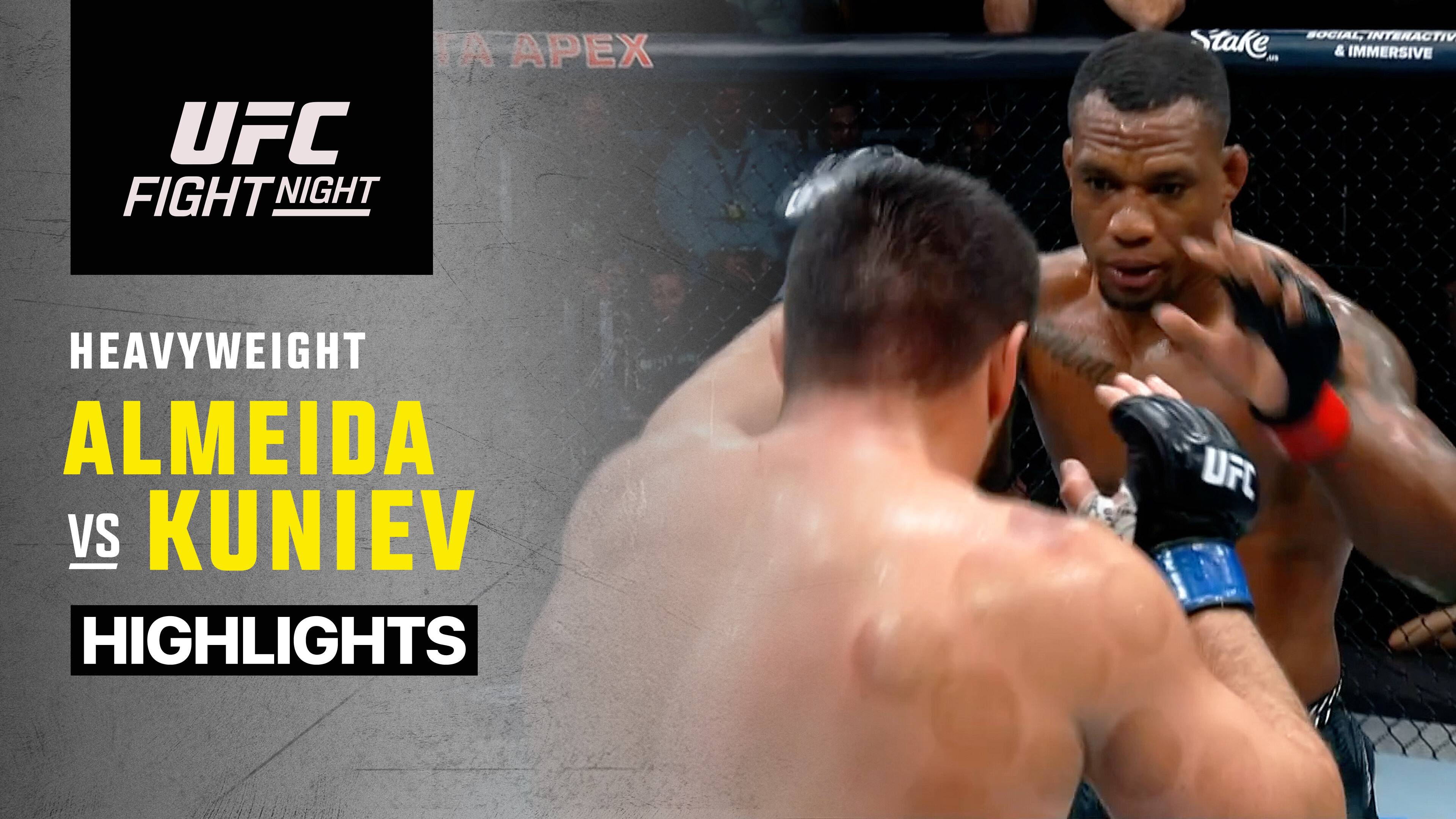 Jailton Almeida vs Rizvan Kuniev - Heavyweight | UFC Fight Night