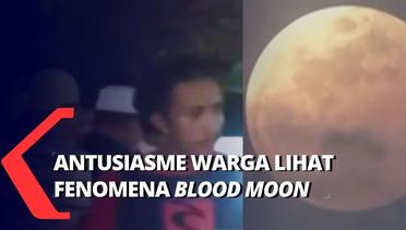 Warga Ternate Antusias Saksikan Fenomena Blood Moon Terakhir di 2022