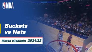 Match Highlight | Milwaukee Bucks vs Brooklyn Nets | NBA Regular Season 2021/22