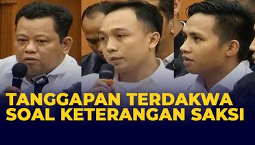 Tanggapan Terdakwa Bharada Eliezer, Kuat Maruf dan Ricky Rizal Atas Keterangan Saksi di Sidang