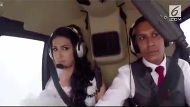 Kisah Helikopter Pengantin Jatuh di Dekat Tempat Pernikahan