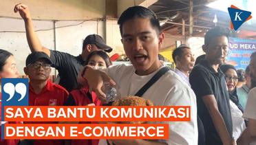 Dengar Keluhan Pedagang Pasar Sepi, Kaesang Dorong Jualan Online