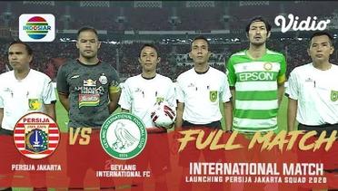 International Match Persija Jakarta Vs Geylang International Fc