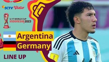 Match Line Up: Argentina vs Germany | FIFA U-17 World Cup Indonesia 2023
