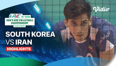 Final: South Korea vs Iran - Highlights | 22nd Asian Men's U-20 Volleyball Championship