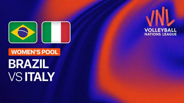 Women: Brazil vs Italy - Full Match | Volleyball Nations League 2026