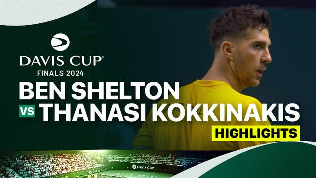 Ben Shelton (USA) vs Thanasi Kokkinakis (AUS) - Highlights | Davis Cup 2024