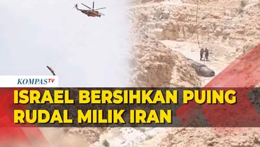 Militer Israel Bersihkan Puing-Puing Rudal Milik Iran