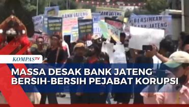 Aliansi Masyarakat Jawa Tengah Gelar Aksi Dukung Bank Jateng Bersih-bersih Pejabat Korupsi