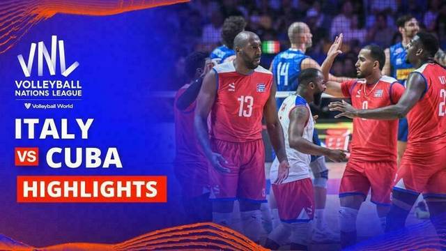 Men: Italy vs Cuba - Highlight | Volleyball Nations League 2025