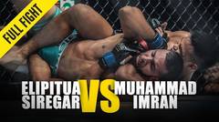 Elipitua Siregar vs. Muhammad Imran - ONE Full Fight - November 2018