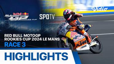 Red Bull MotoGP Rookies Cup 2024 Le Mans - Race 3 - Highlights  | Redubull MotoGP Rookies Cup 2024