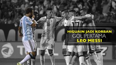 Higuain Jadi Korban Gol Pertama Messi di Copa America 2016