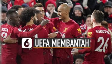 UEFA Bantah Pemuncak Klasemen Sementara Liga Jadi Juara