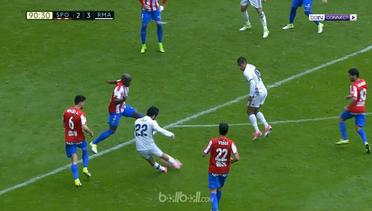 Sporting Gijon 2-3 Real Madrid | Liga Spanyol | Highlight Pertandingan dan Gol-gol