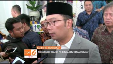 Top 6 Video - Ibu Kota Jawa Barat Dipindahkan? 