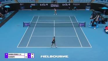 Match Highlights | Kaia Kanepi 2 vs 1 Aryna Sabalenka | WTA Melbourne Open 2021