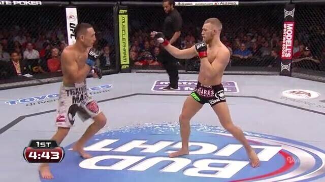 McGregor vs Holloway &mdash; pertemuan pertama
