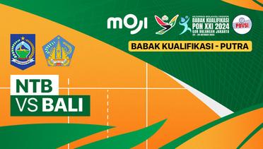 Putra: Nusa Tenggara Barat vs Bali - Full Match | Babak Kualifikasi PON XXI Bola Voli