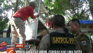 Satpol PP Tertibkan PKL yang Berdagang di Stasiun KA Juanda - Liputan 6 Pagi