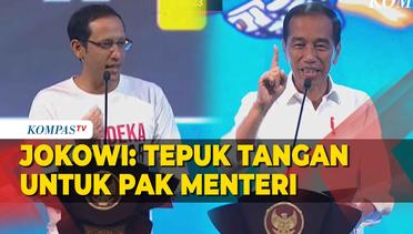 Apresiasi Presiden Jokowi ke Mendikbudristek Nadiem saat Hadiri Festival Kampus Merdeka
