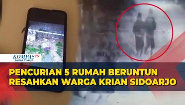 Kesal Gegara Belum Terungkap, Warga Desa Tempel Krian Sidoarjo Unggah CCTV Pelaku Pencuri di Medsos!