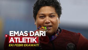 Eki Febri Ekawati Persembahkan Medali Emas Pertama Atletik untuk Indonesia di SEA Games 2021