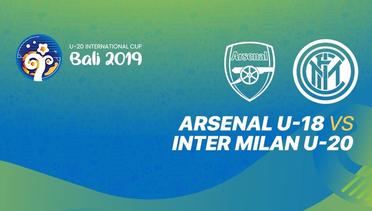 Full Match - Arsenal U-20 vs Inter Milan U-20 | U20 International Bali Cup 2019