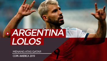 Highlights Copa America 2019, Qatar Vs Argentina 0-2
