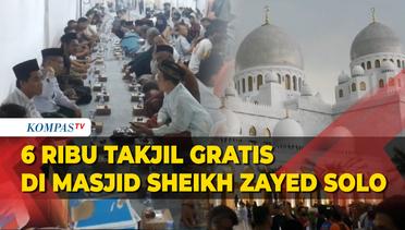 6 Ribu Takjil Gratis Setiap Hari Selama Ramadan Tersedia di Masjid Raya Sheikh Zayed Solo