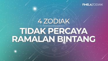 4 Zodiak Ini Tidak Percaya Ramalan Bintang