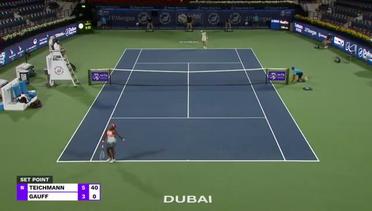 Match Highlight | Jil Teichmann 2 vs 0 Cori Gauff | WTA Dubai Tennis Championship 2021