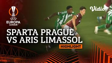 Sparta Prague vs Aris Limassol - Highlights | UEFA Europa League 2023/24
