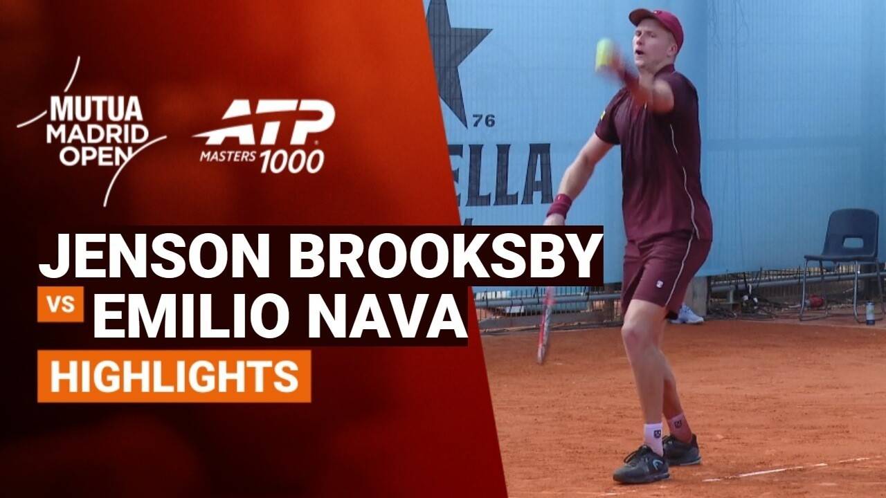 Jenson Brooksby vs Emilio Nava - Round 1 (Court 6) | ATP 1000: Mutua Madrid Open 2026
