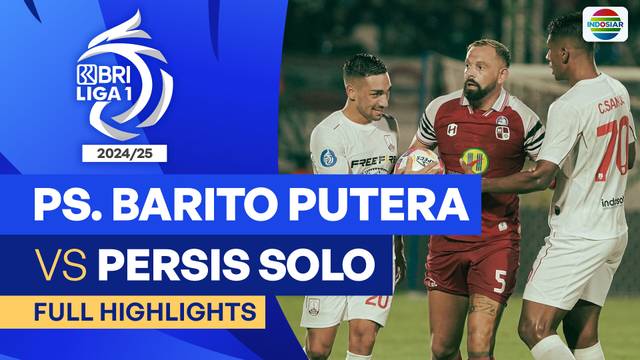 PS. Barito Putera VS Persis Solo  - Full Highlights | BRI Liga 1 2024/25