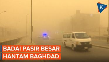 Badai Pasir Besar Hantam Baghdad dan Kota-kota Lain di Irak
