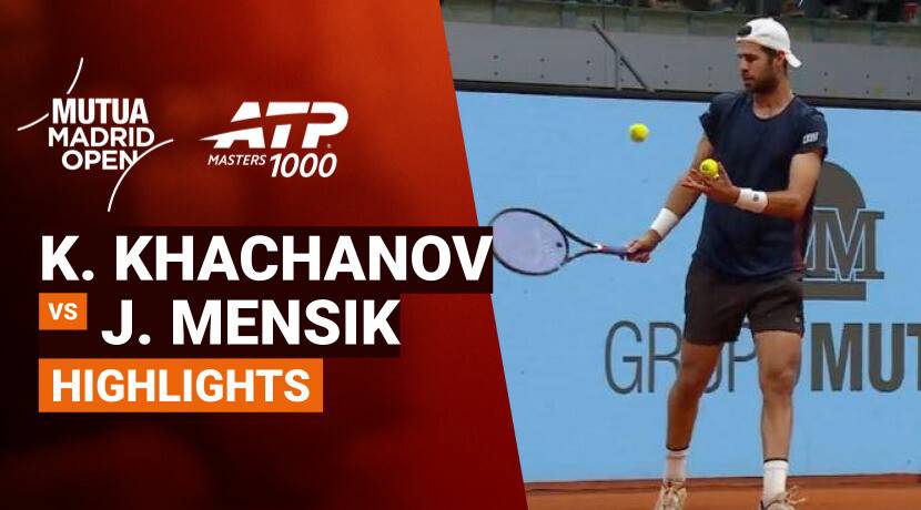 Karen Khachanov vs Jakub Mensik - Round 3 (Arantxa Sanchez Stadium) | ATP 1000: Mutua Madrid Open 2026
