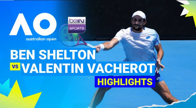 Ben Shelton (USA) vs Valentin Vacherot (MON) - Men's Singles Round 3 | Australian Open 2026