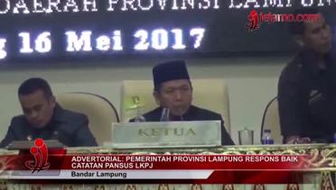 Pemprov Lampung Respons Baik Catatan Pansus LKPJ