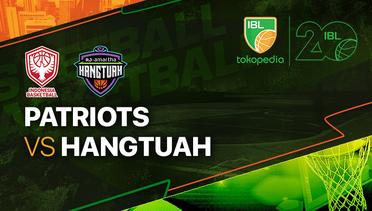 Full Match | INA Patriots vs RJ Amartha Hangtuah Jakarta | IBL Tokopedia 2023