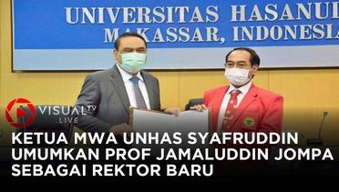 Syafruddin Sambut Baik Terpilihnya Prof Jamaluddin Jompa sebagai Rektor Unhas 2022-2026
