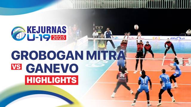 Grand Final Putri: Grobogan Mitra Bank Jateng vs Ganevo - Highlight | Kejurnas Bola Voli Antarklub U-19 2025