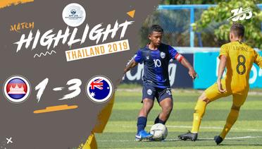 Full Highlight - Kamboja 1 vs 3 Australia | Piala AFF U-15 2019