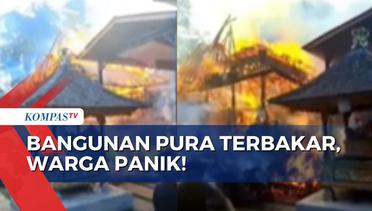 Pura Puseh Catur Sanak Bali Aga Terbakar di Tengah Perayaan Hari Raya Tumpek Landep!