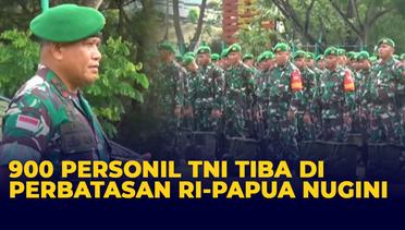 900 Personil TNI AD Tiba di Papua Amankan Perbatasan Indonesia-Papua Nugini