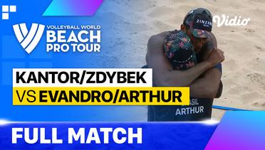 Full Match | Quarter Finals: Kantor/Zdybek (POL) vs Evandro/Arthur (BRA) | Beach Pro Tour - Challenge Jurmala, Latvia 2023