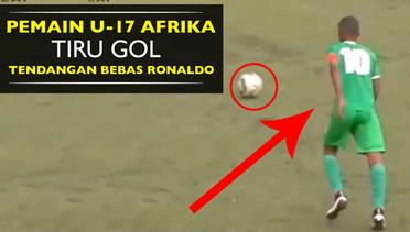 Pemain U-17 Afrika Tiru Gol Tendangan Bebas Ronaldo