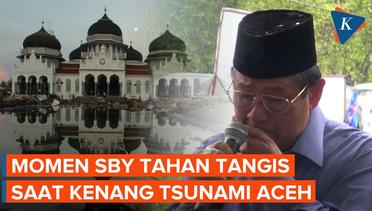 Momen SBY Tahan Tangis Saat Kenang Tsunami Aceh 2004