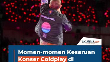 Momen-momen Keseruan Konser Coldplay di Jakarta