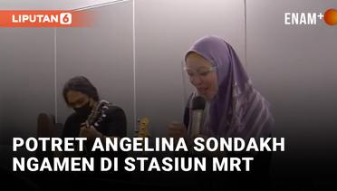 Angelina Sondakh Putuskan Ngamen di Stasiun MRT Demi Menyambung Hidup